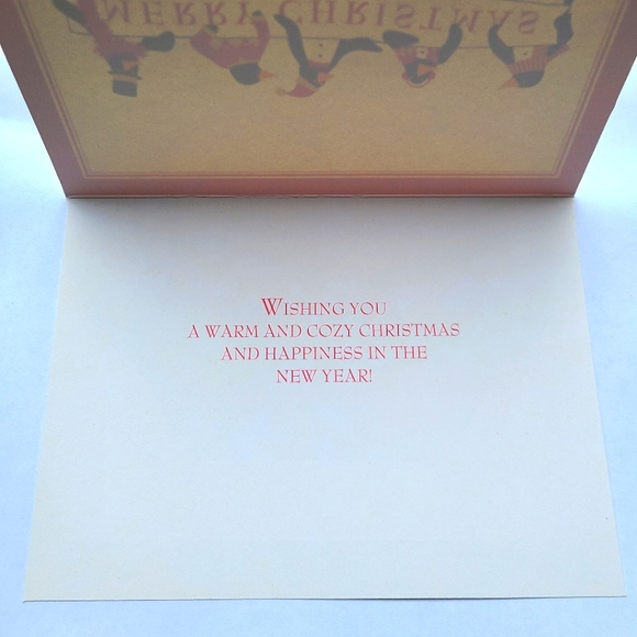 Holiday Collection Cheerful Penguins Christmas Cards - Qty 20 - Picture 4 of 8